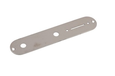 Aged Nickel Tele Control Plate 1,5mm for Single Ply guards for Fender Tele 