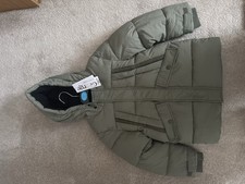 Khaki green Boys Coat 6-7 yrs brand New With Tags From George Asda