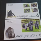 JERSEY 2012 JAMBO THE GORILLA SIGNED FIRST DAY COVERS