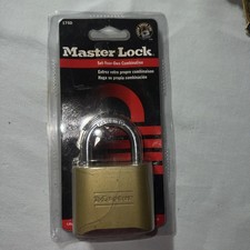 New Master Lock Padlock Set 175D  Your Own Combination Lock Free Shipping 