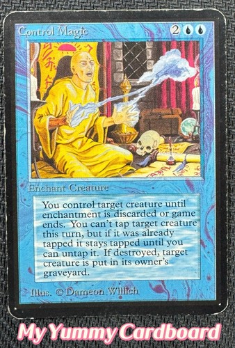 MTG Alpha Control Magic — Heavily Played | Limited Edition Alpha 1993