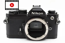 All Works!! [N MINT] Nikon FM Black 35mm SLR Film Camera Body F Mount From JAPAN