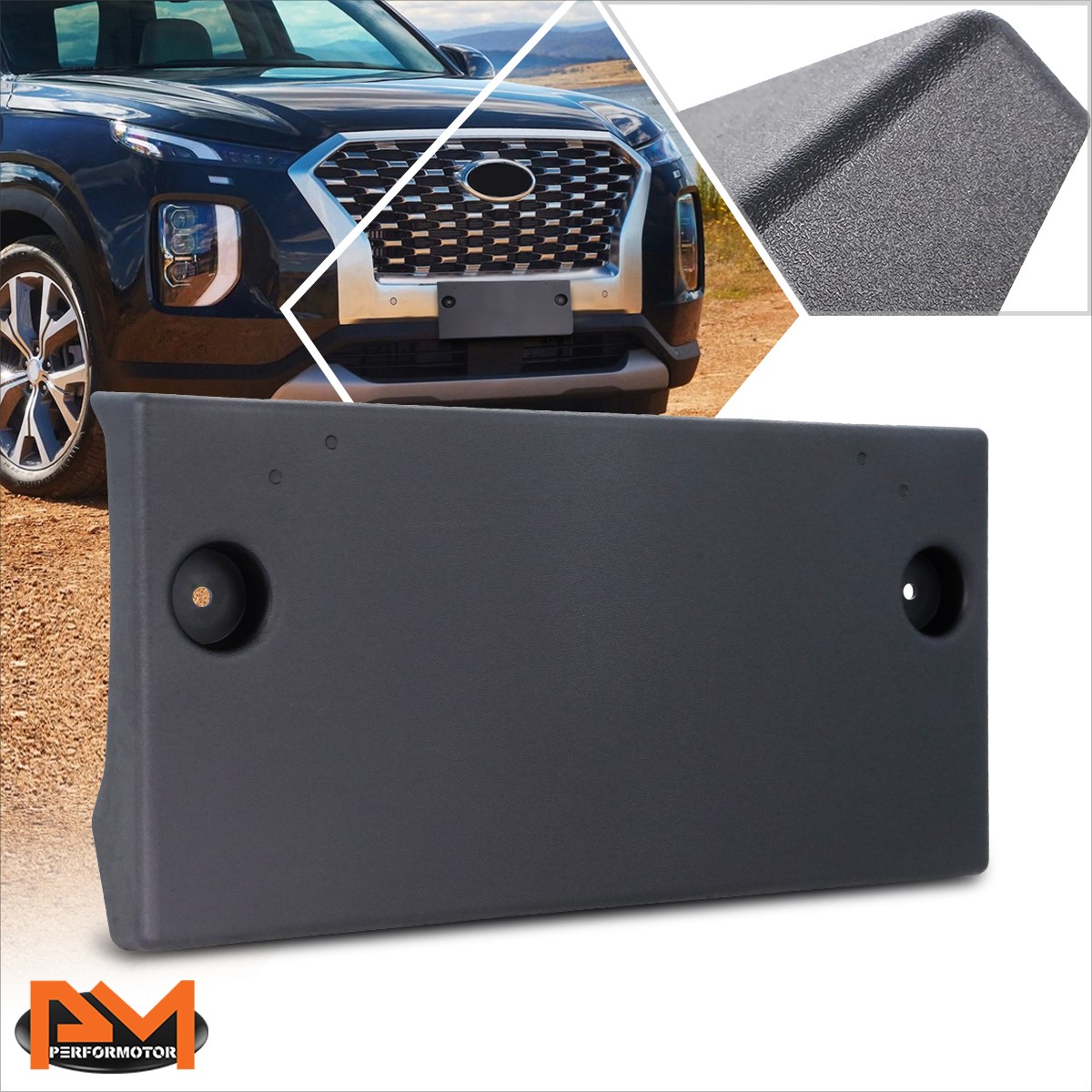 For 20-21 Hyundai Palisade Front Bumper License Plate Mounting