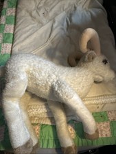 Vintage Russ Berrie Randy Ram Big Horn Sheep Mountain Goat Plush 1978 15"