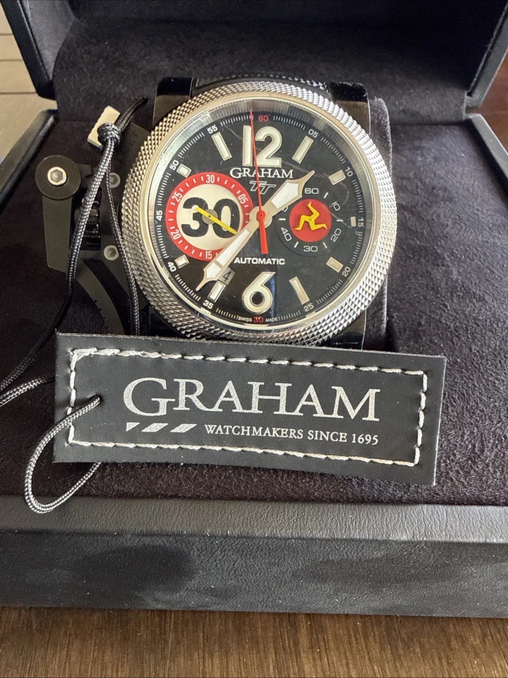 Graham Chronofighter TT Isla de Mann Edición Limitada 47mm Foto 3 de 4