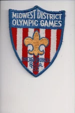 1952 Chicago Council Midwest District Olympic Games patch