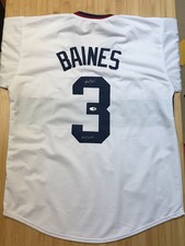 Harold Baines Signed Custom White Sox 1983 Jersey w/ HOF JSA WITNESS COA
