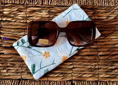 House of Harlow 1960 oversized square frame in a tortoiseshell finish NWT