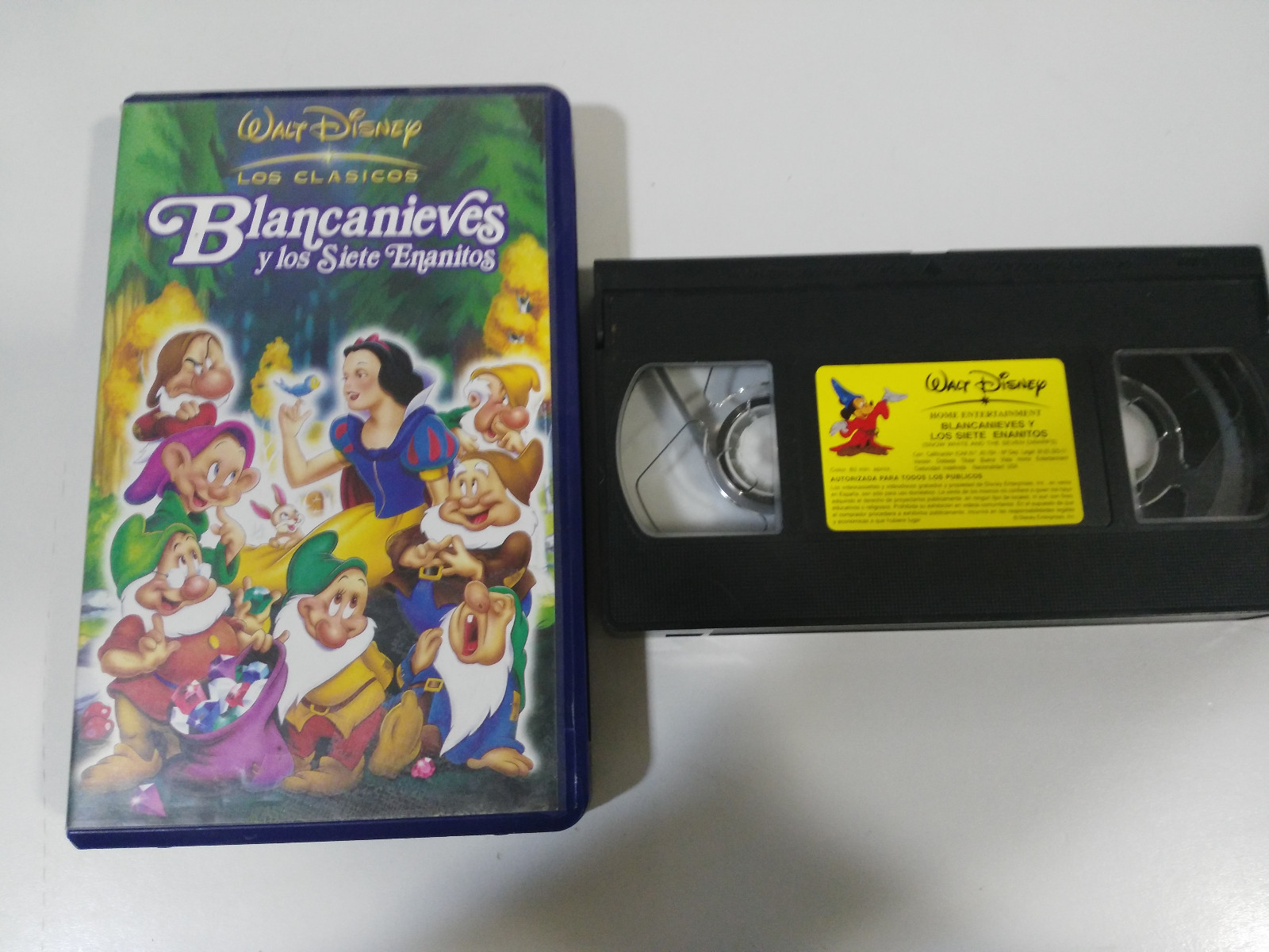 Blancanieves Y Los Siete Enanitos Vhs Los Clasicos De WALT DISNEY