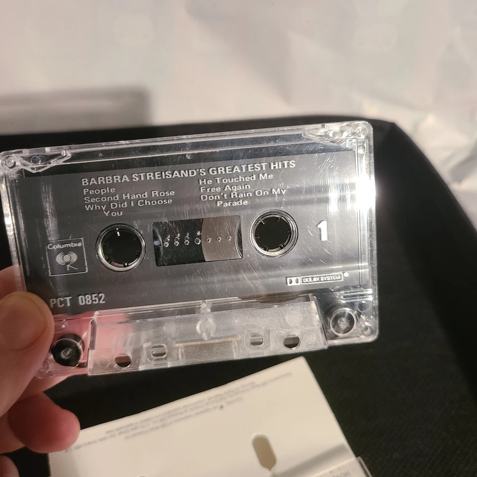 BARBRA STREISAND Sealed New A COLLECTION GREATEST HITS CASSETTE AUDIO TAPE - Image 3 of 4