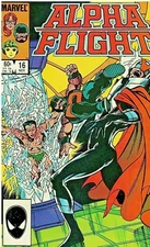 ALPHA FLIGHT #16 NOV. 1984 AND #17 DEC. 1984