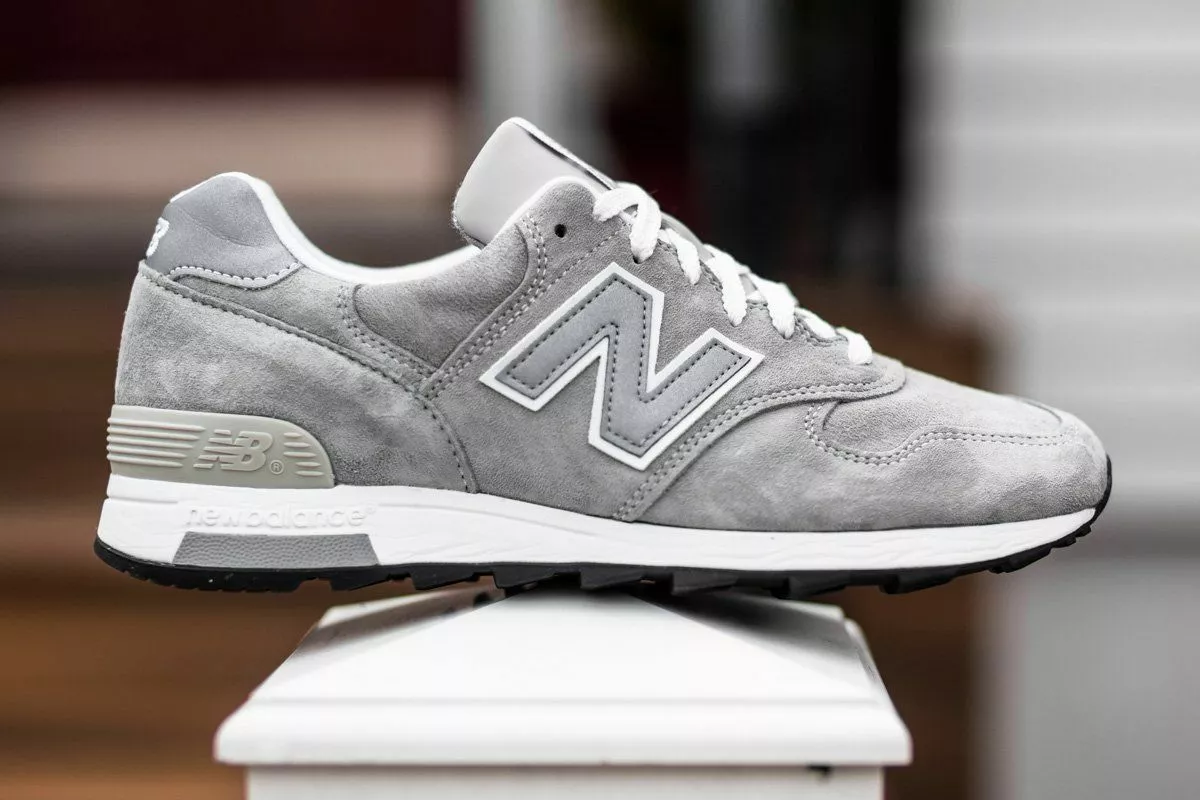 New Balance M1400JGY Made In USA White/ Grey Men's Running Shoes SIZE 13