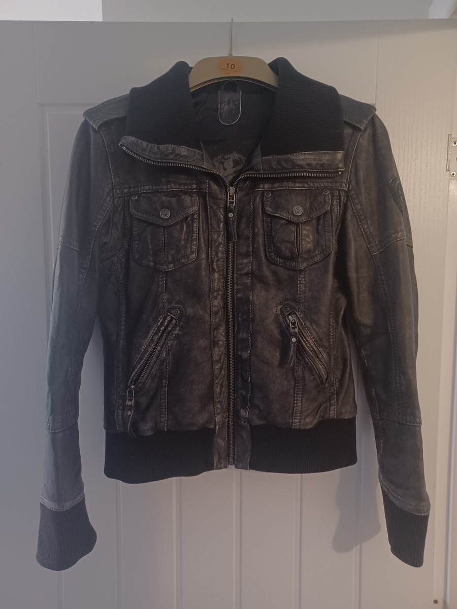 EMP Gipsy Leather Jacket Womens Size Small Excellent Conditon