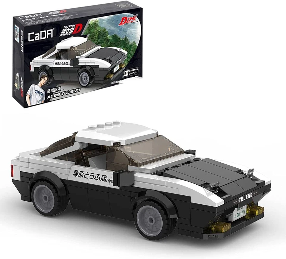 CaDA C55014W Toyota AE86 Trueno 280 Teile Klemmbaustein Bausatz Modell INITIAL D