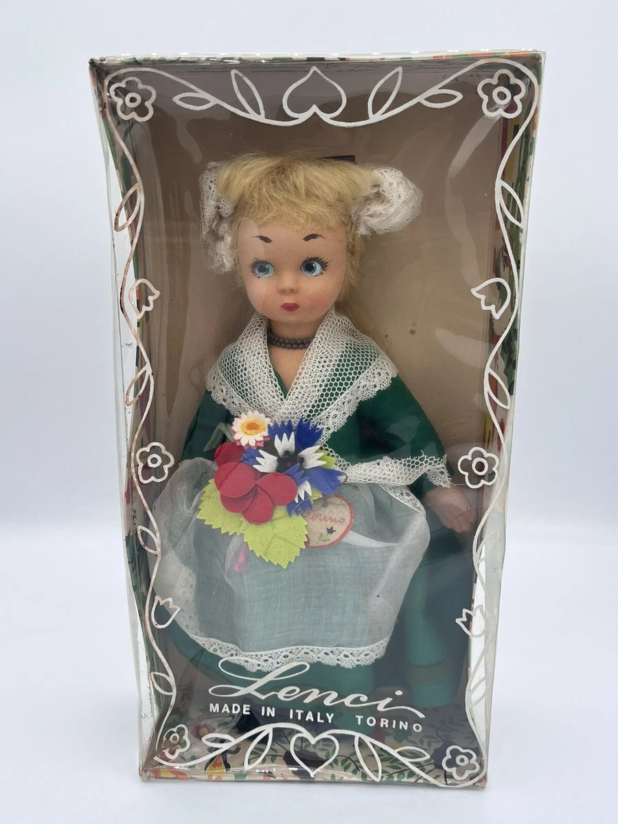 POUPÉE TISSU, TÊTE feutre, attribuée à Lenci, 50cm, EUR 100,00