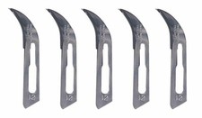Curved Scalpel Blades 12 Mold Cutting Steel Knife Swann-Morton Blades