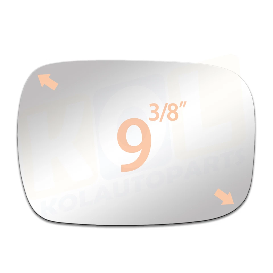 Espejo retrovisor de vidrio para Dodge B100 B150 B200 B250 B300 B350 lado derecho plano Foto 2 de 4