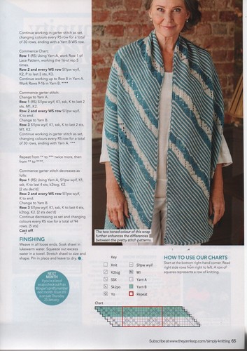 Drops Flora Stylish Wrap/ Shawl - Knitting Pattern - Anniken Allis - Picture 4 of 4