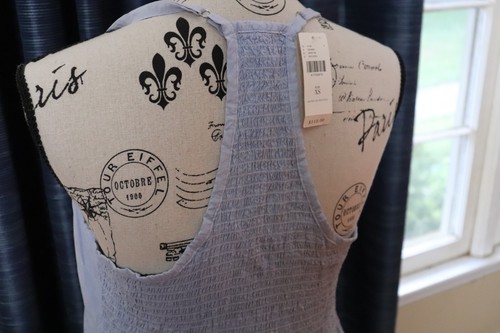 Anthropologie Saturday Sunday Gwendolyn Chambray Racerback Midikleid Größe XS - Bild 4 von 5
