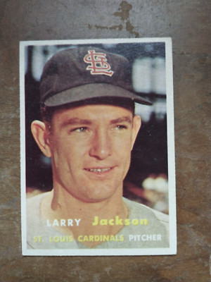 1957 Topps #196 Larry Jackson (EX)