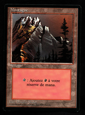 MRM FR/VF Mountain - Mountain Version 1 GOOD MTG magic FBB