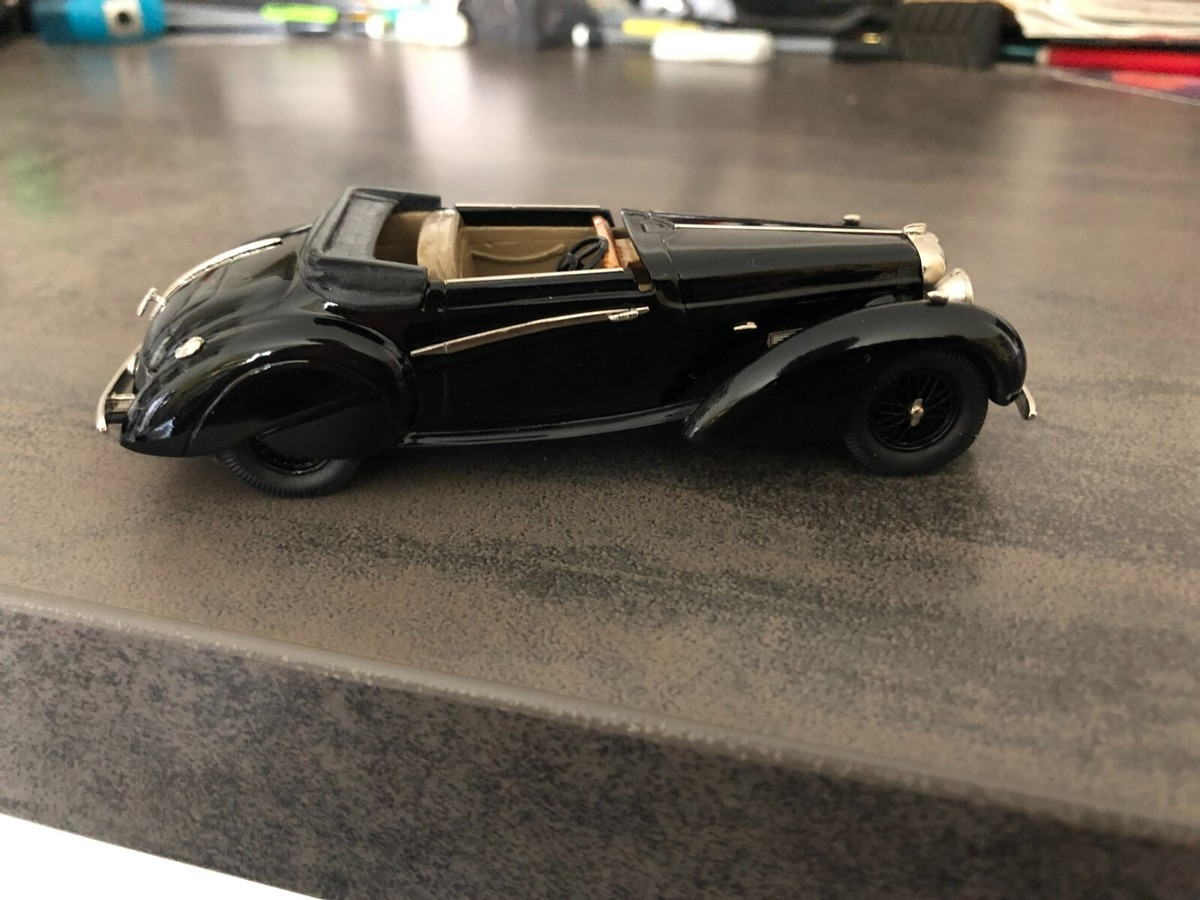 Miniature Brooklin 1/43 - Lagonda V12 Rapide DHC 1939 - Noir - Limited Edition 1/275