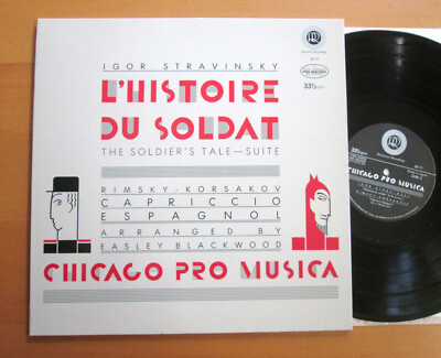 RR-17 Stravinsky L'Histoire Du Soldat Chicago Pro Music Reference Recordings NM