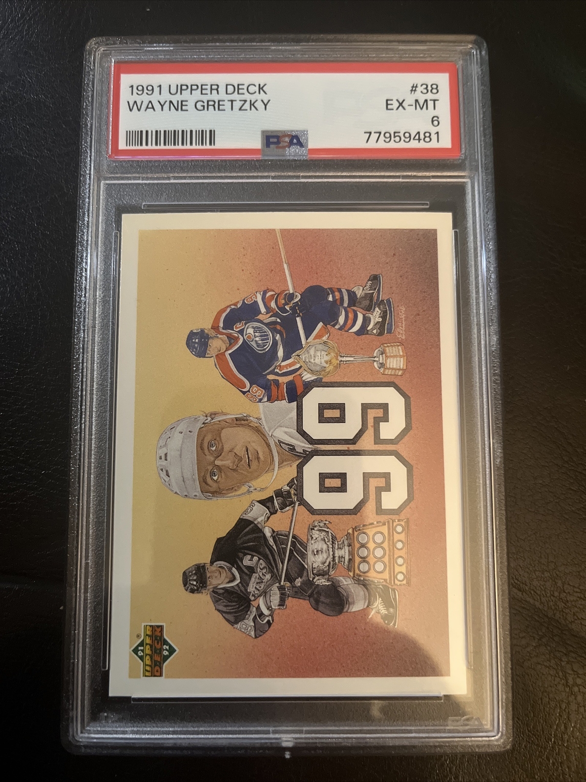 1991-92 Upper Deck - Wayne Gretzky #38 French