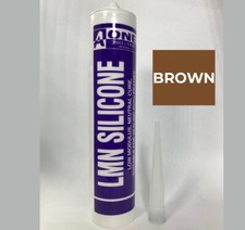 A-One Tools & Fixings LMN Brown Silicone, Box Of 25