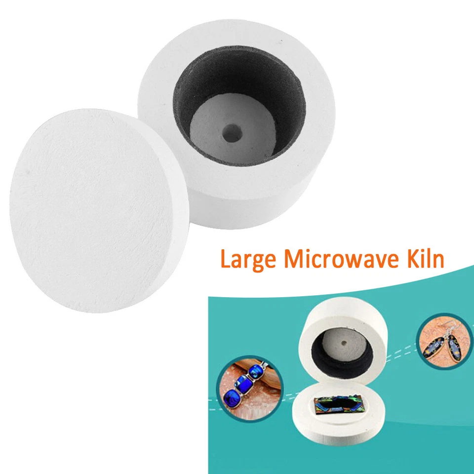 Large jewelry Making Microwave Kiln Set Fusing Glass Kilns for DIY Ceramic Pro - image 3 of 4