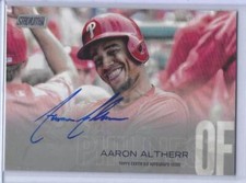 AARON ALTHERR 2018 TOPPS STADIUM CLUB ON CARD AUTO #SCA-AA