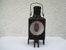 LAMPE DE SIGNALISATION LANTERNE CHEMIN DE FER  ALLEMANDE KOSMOS BRENNER  