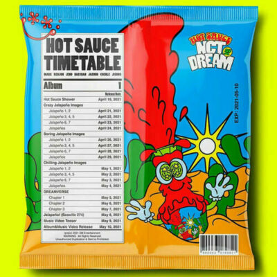 NCT DREAM HOT SAUCE/맛 Album JEWEL CASE HAECHAN CD+Booklet+Fold Poster+2 Karte