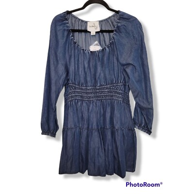 sam edelman denim dress Sam Edelman Women's Diana Sleeveless Denim Mini Dress