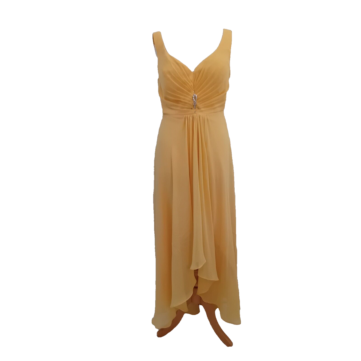 bridesmaid dresses yellow uk Allegra Satin Tie Shoulder Bridesmaid Dress