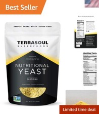 Fortified Nutritional Yeast Flakes, 16oz - Vegan Gluten-Free for Cheesy Flavor