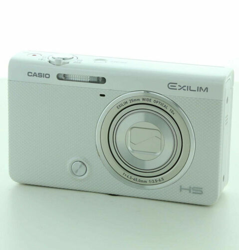 Casio HIGH SPEED EXILIM EX-ZR70 digital camera W. 10x zoom lens *White - Picture 1 of 4