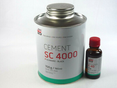 Tip Top Cement SC 4000 schwarz 700g + Härter 30g,Gummi,Neopren-Kleber>525260-30