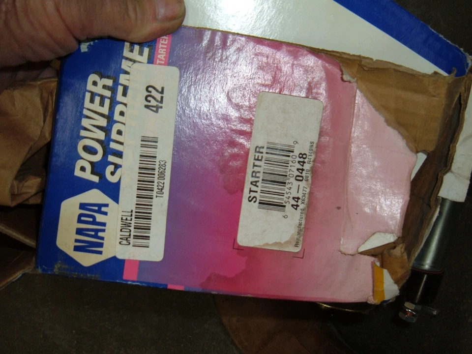 68-74 International Harvester 9T motor de arranque Delco 44-0448 camión granja Foto 3 de 4