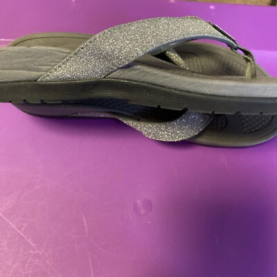Everhealth Orthotic Flip Flop Thongs Women's Sandals size Grey