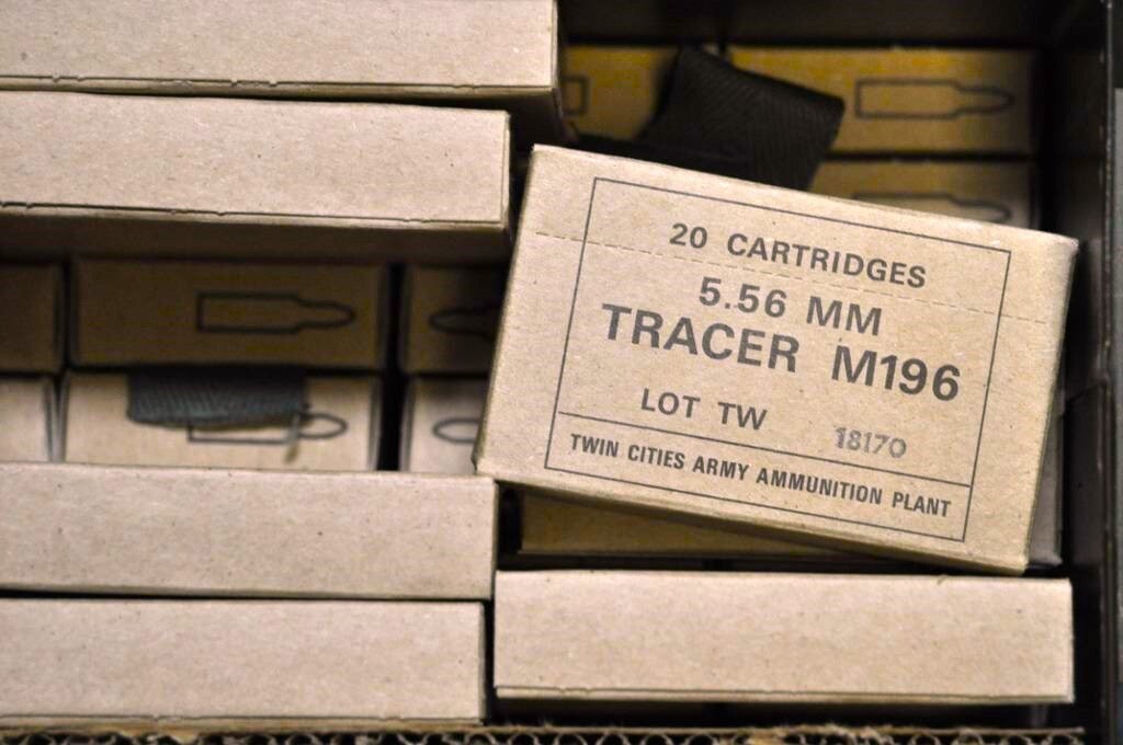 EARLY VIETNAM 5.56MM M193/M196/M197 NEW REPLICA AMMO BOXES-3 LABEL