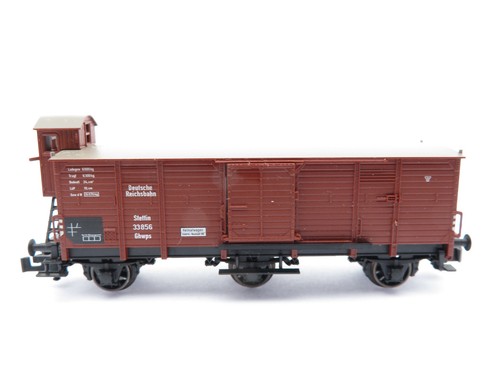 326N /7 - Fleischmann N - gedeckter Güterwagen mit Brh 33856 der DR | Condition: Gebraucht