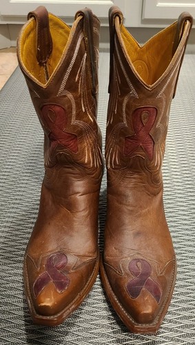 OLD GRINGO BROWN LEATHER BREAST CANCER 