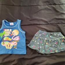 girl 4t skort and tank