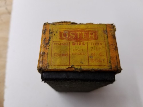 Teledyne Landis Oster Dies size 7/16" part #11203 symbol quad high speed - Picture 2 of 2