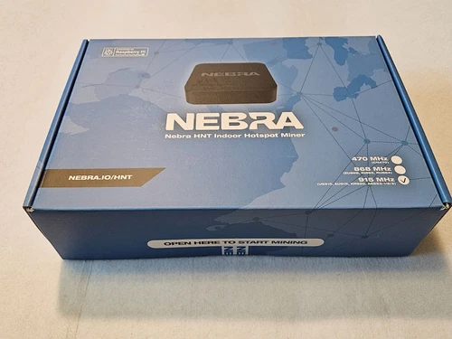 Nebra $HNT Indoor Hotspot Miner 915 MHz **Brand New Never Opened**