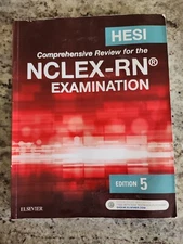 HESI Comprehensive Review for the NCLEX-RN Examination by HESI (2016, Trade...