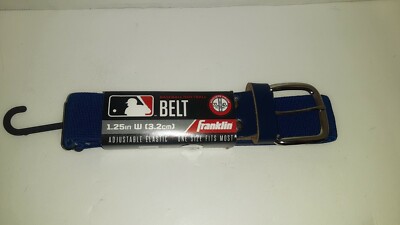 Ceinture de baseball softball Franklin 1,25 po large bleu 22