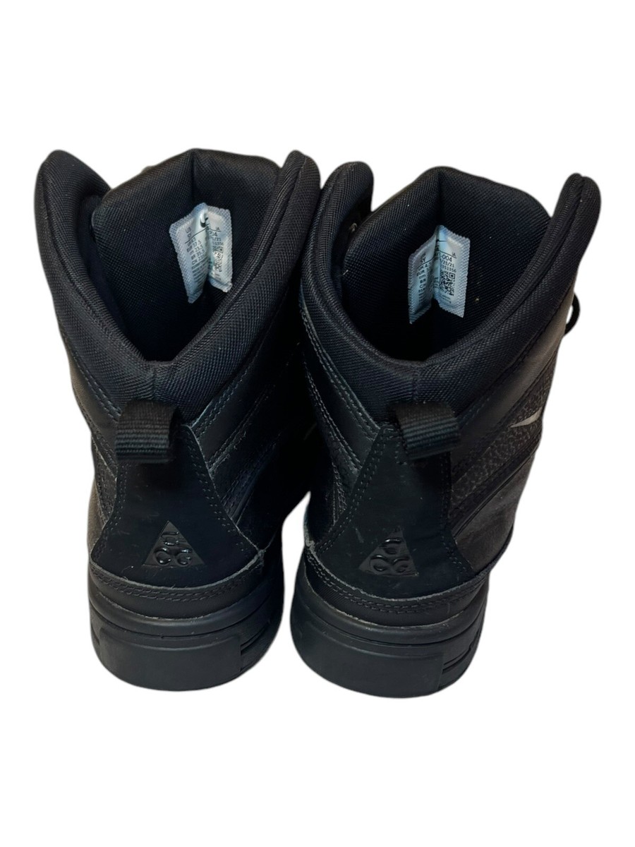 Nike ACG Woodside 2 High Top Boots GS Youth 5 Triple Black 524872