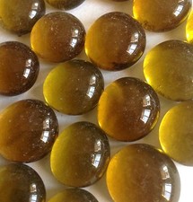 Glass Gems or Nuggets 3/8" Coffee 12oz 100 PCS N42